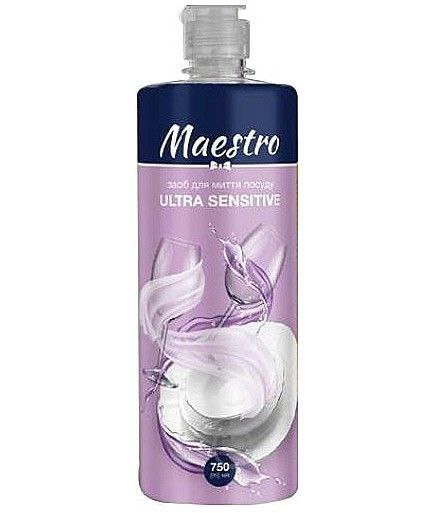 Засіб для митя посуду Maestro Ultra sensitive 750 мл